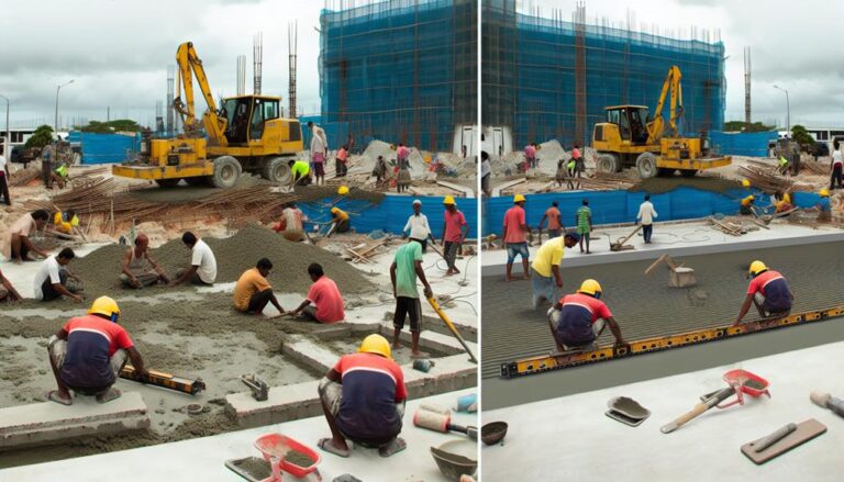 concrete leveling in construction