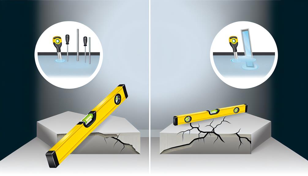 concrete leveling problem solving